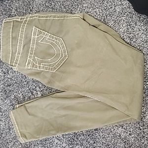 True religion kids sz 26 (10/12) skinny pant army green Jean